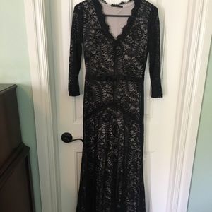 NWT black lace dress